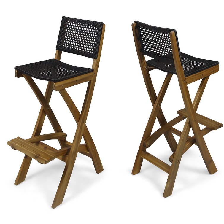 Foldable outdoor best sale bar stools